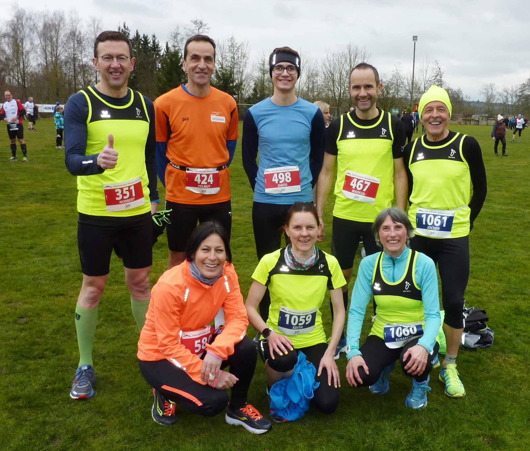 SGA Yetis beim Osterlauf in Öpfingen